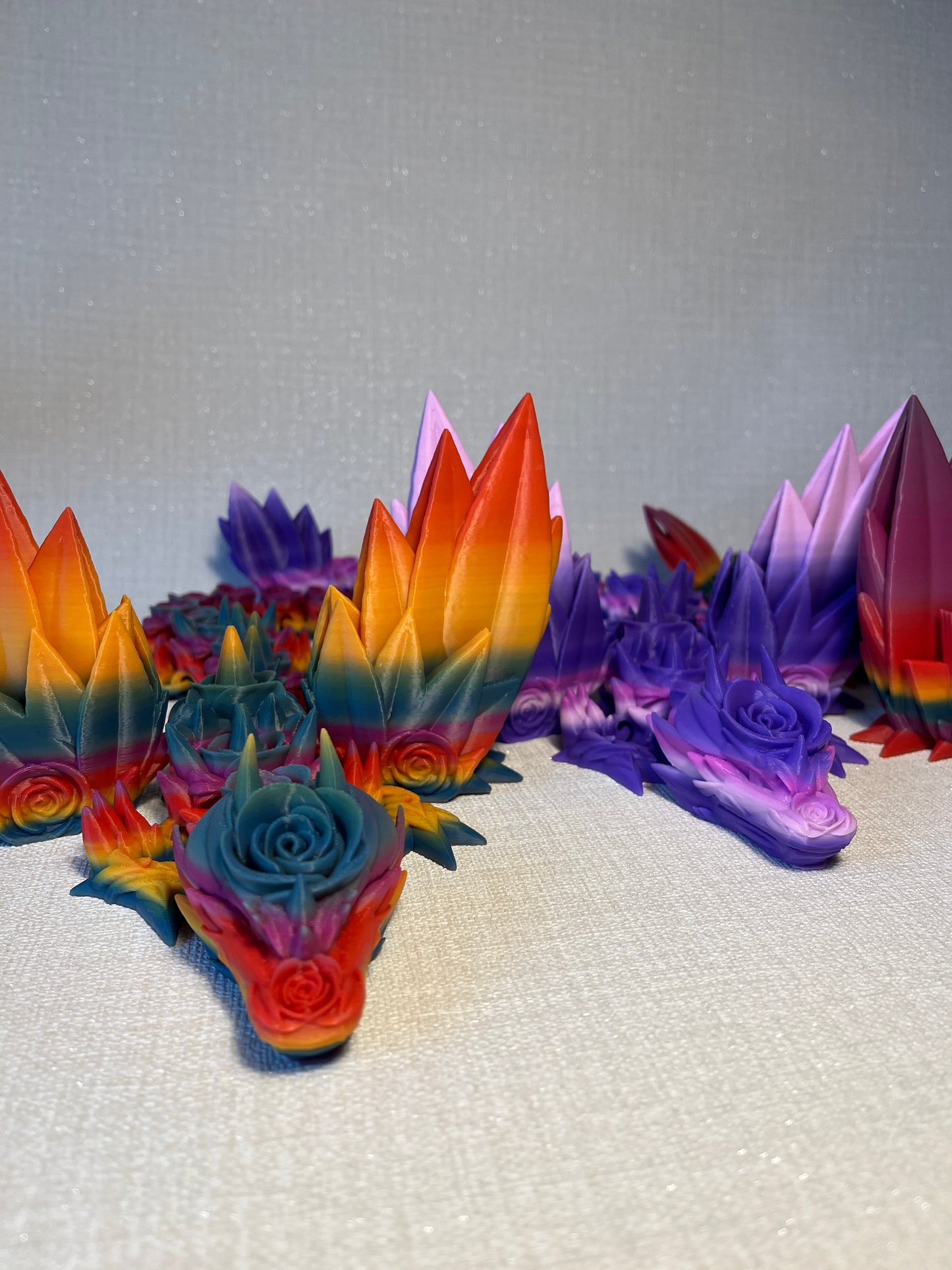 Dragon Géant Roses