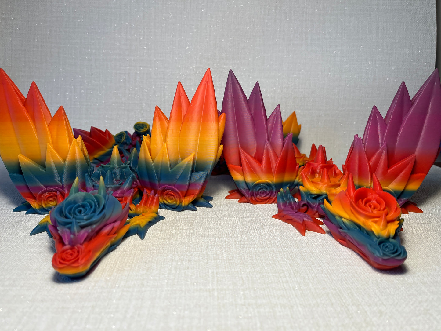 Dragon Géant Roses