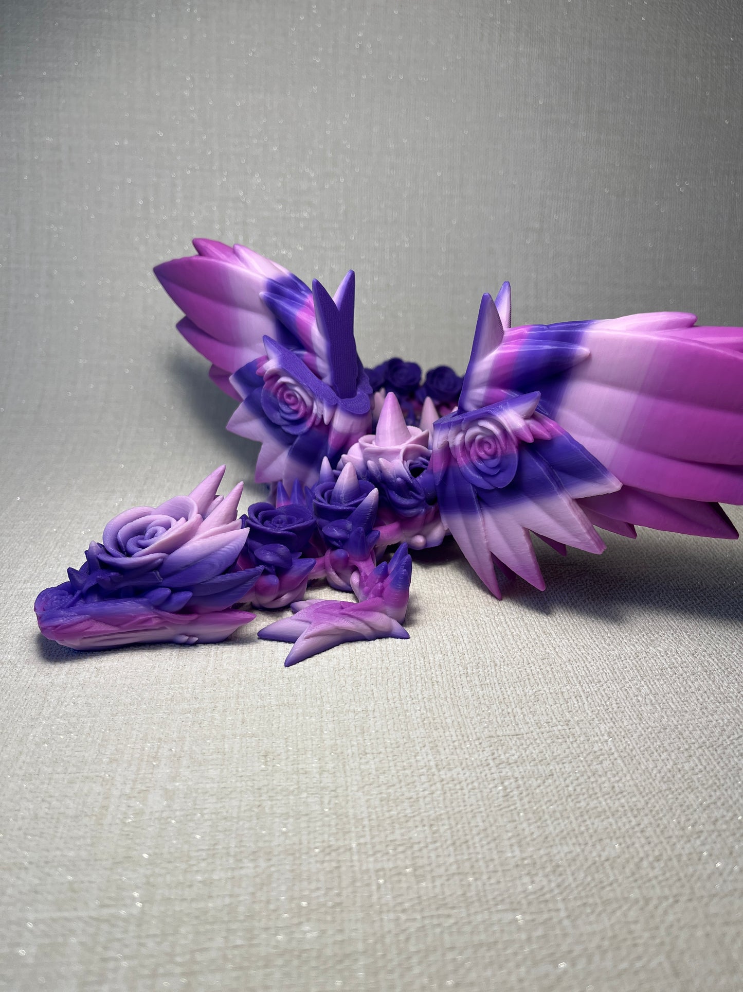 Dragon Géant Roses